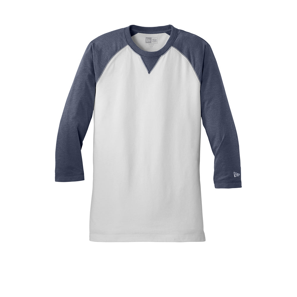 New Era® - Sueded Cotton Blend 3/4-Sleeve Baseball Raglan Tee - NEA121