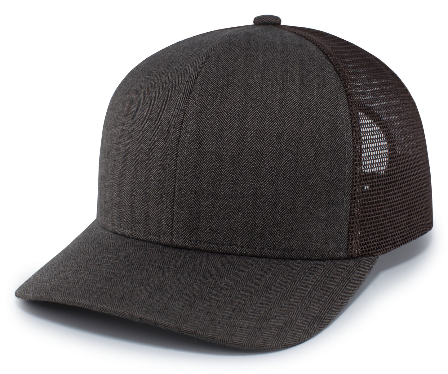 PACIFIC HEADWEAR - HERRINGBONE TRUCKER CAP