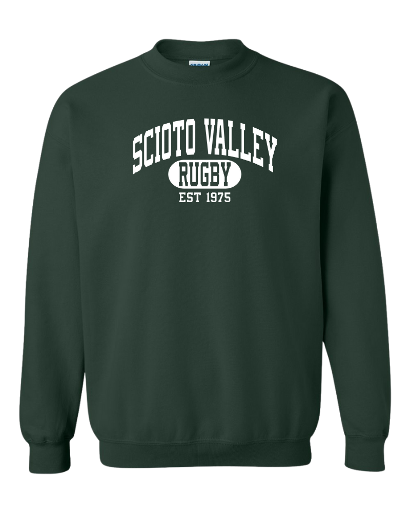 Columbus Rugby - Gildan® - Heavy Blend™ Crewneck Sweatshirt - 18000 - Scioto Valley 1975