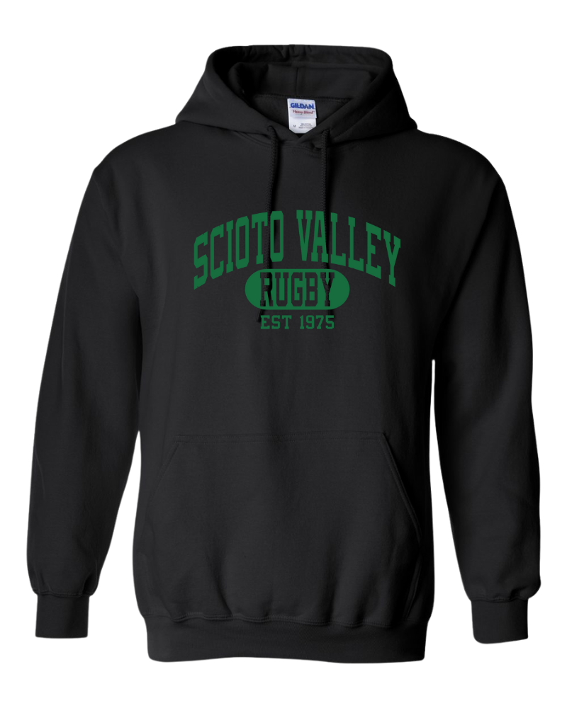 Columbus Rugby - Gildan® - Heavy Blend™ Hooded Sweatshirt - 18500 - Scioto Valley 1975