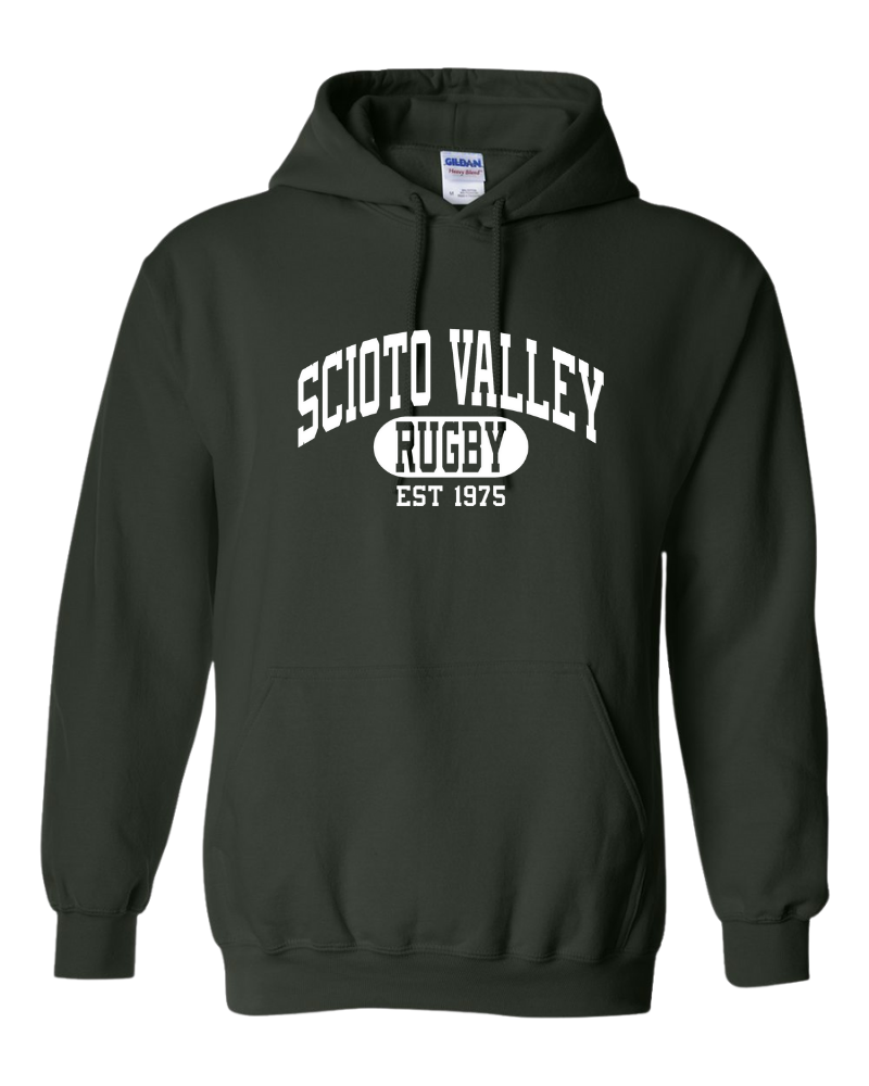 Columbus Rugby - Gildan® - Heavy Blend™ Hooded Sweatshirt - 18500 - Scioto Valley 1975