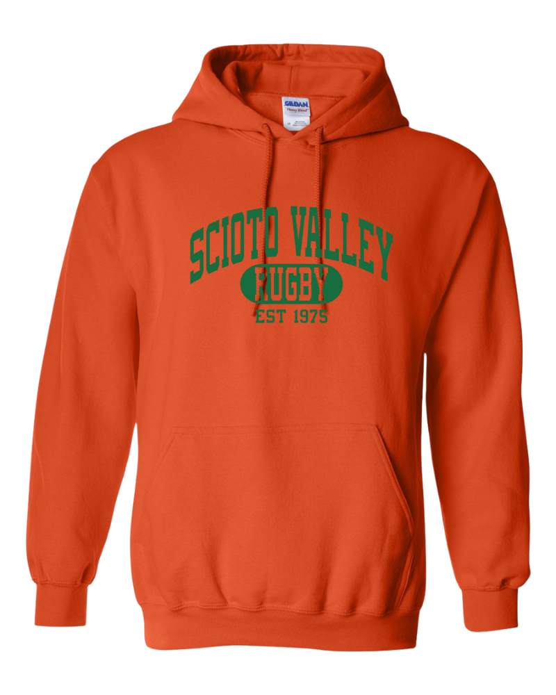 Columbus Rugby - Gildan® - Heavy Blend™ Hooded Sweatshirt - 18500 - Scioto Valley 1975