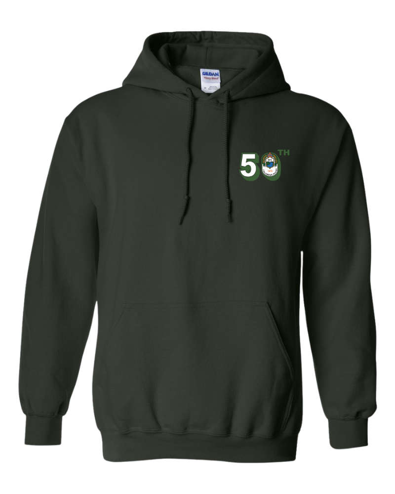 Columbus Rugby - Gildan® - Heavy Blend™ Hooded Sweatshirt - 18500 - 50th
