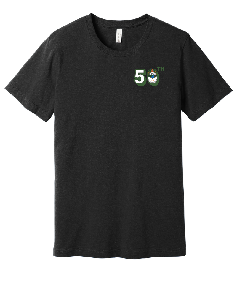 Columbus Rugby - BELLA+CANVAS® - Unisex Heather CVC Short Sleeve Tee - 3001CVC - 50th