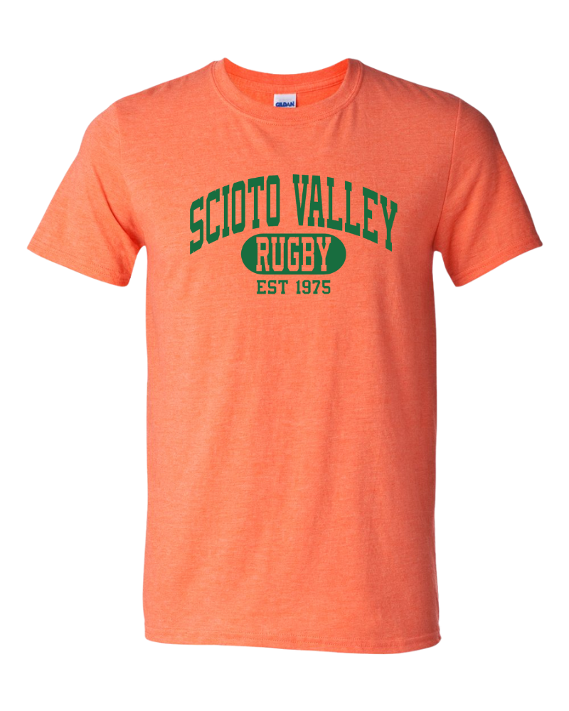 Columbus Rugby - Gildan® - Softstyle® T-Shirt - 64000 - Scioto Valley 1975