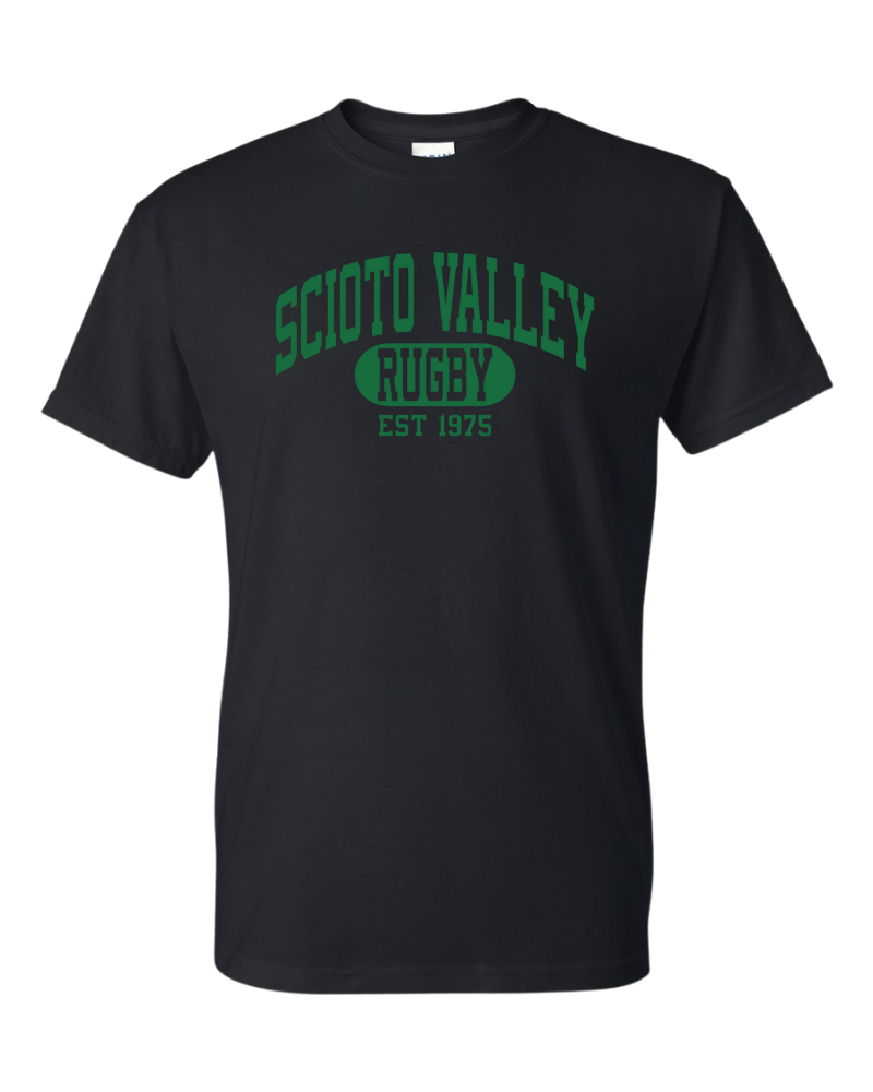 Columbus Rugby - Gildan® DryBlend® 50 Cotton/50 Poly T-Shirt - 8000 - Scioto Valley 1975