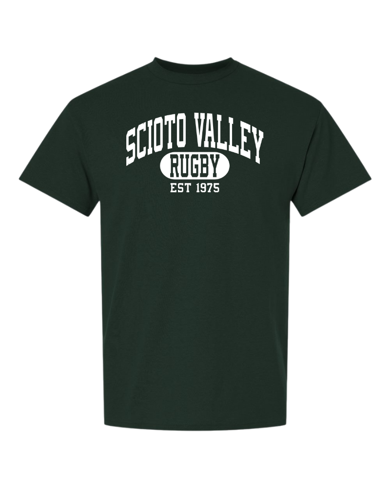 Columbus Rugby - Gildan® DryBlend® 50 Cotton/50 Poly T-Shirt - 8000 - Scioto Valley 1975