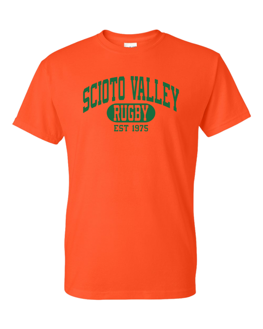 Columbus Rugby - Gildan® DryBlend® 50 Cotton/50 Poly T-Shirt - 8000 - Scioto Valley 1975