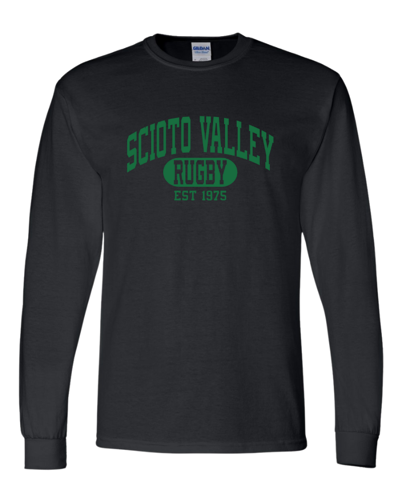 Columbus Rugby - Gildan® DryBlend® 50 Cotton/50 Poly Long Sleeve T-Shirt - 8400 - Scioto Valley 1975