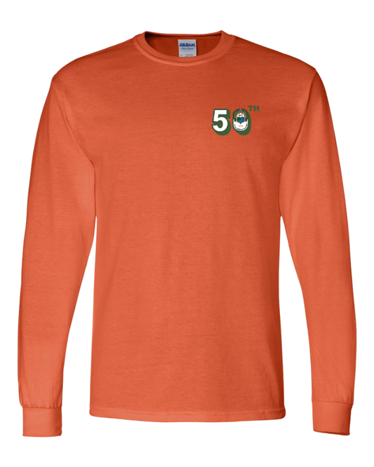 Columbus Rugby - Gildan® DryBlend® 50 Cotton/50 Poly Long Sleeve T-Shirt - 8400 - 50th