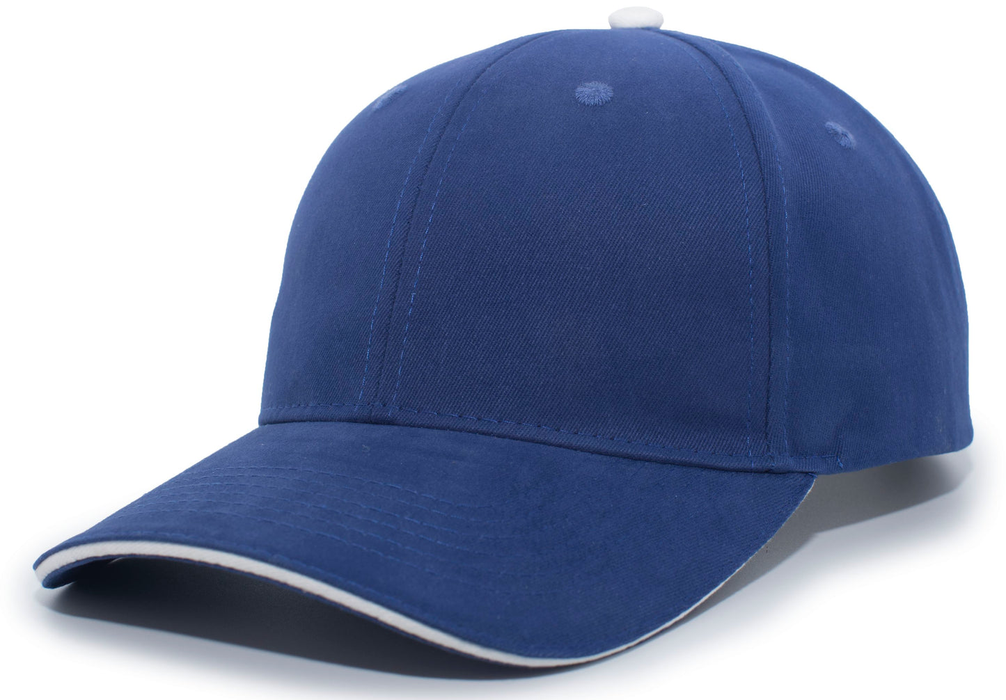 PACIFIC HEADWEAR - BRUSHED TWILL CAP WITH SANDWICH BILL - 121C