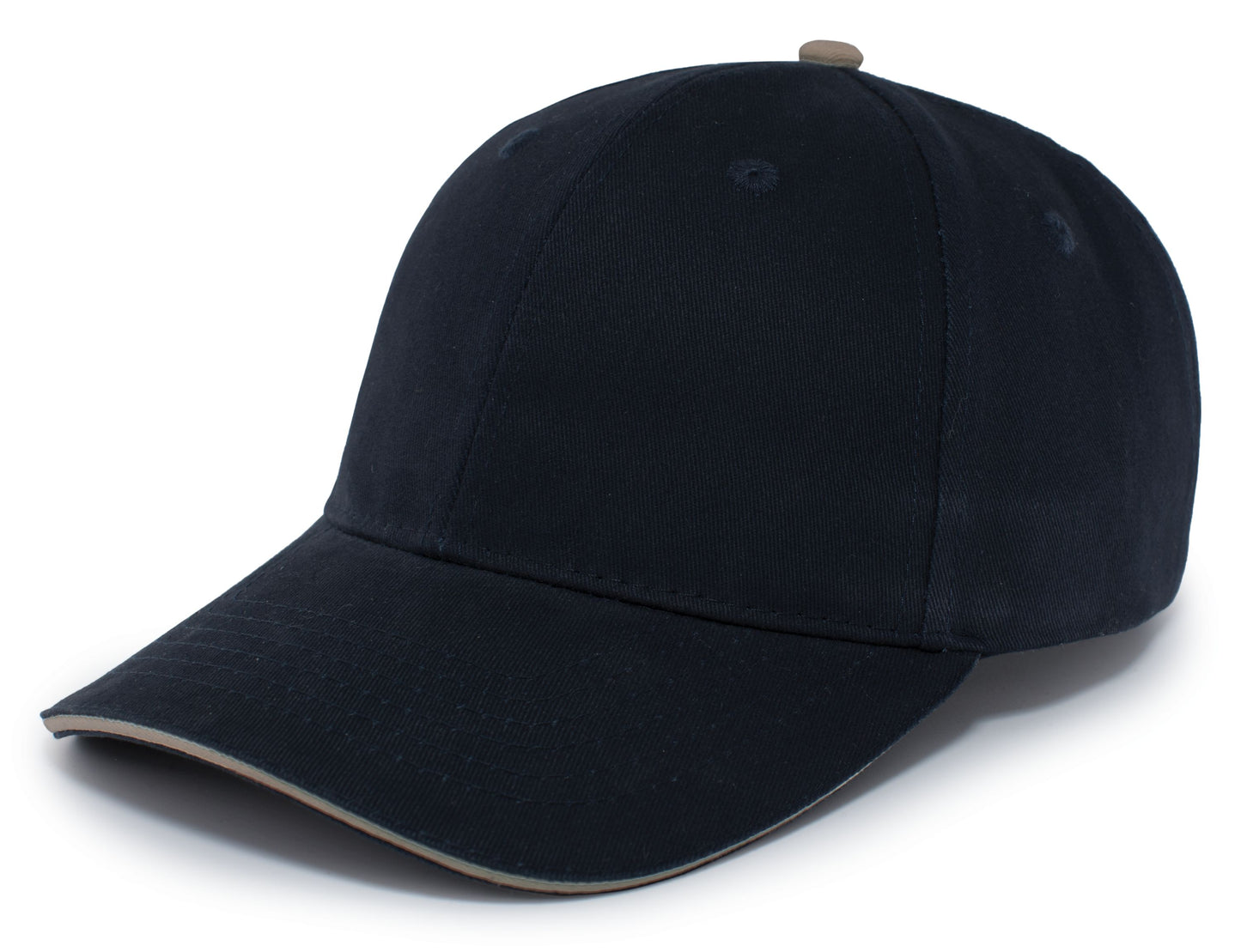 PACIFIC HEADWEAR - BRUSHED TWILL CAP WITH SANDWICH BILL - 121C