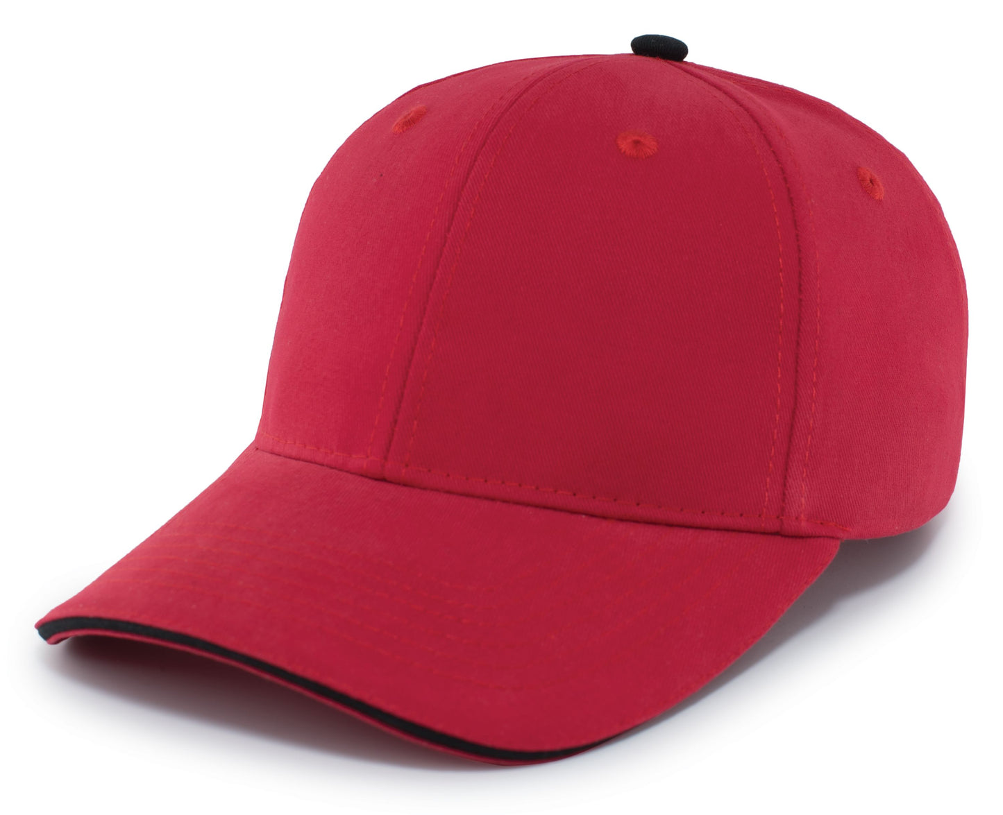 PACIFIC HEADWEAR - BRUSHED TWILL CAP WITH SANDWICH BILL - 121C
