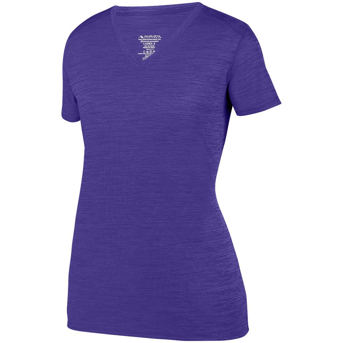 AUGUSTA SPORTSWEAR - LADIES SHADOW TONAL HEATHER TRAINING TEE