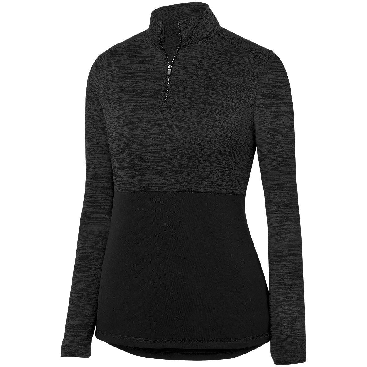 AUGUSTA SPORTSWEAR - LADIES SHADOW TONAL HEATHER 1/4 ZIP PULLOVER