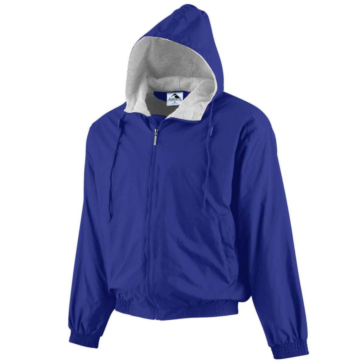 AUGUSTA SPORTSWEAR - HOODED TAFFETA JACKET/FLEECE LINED