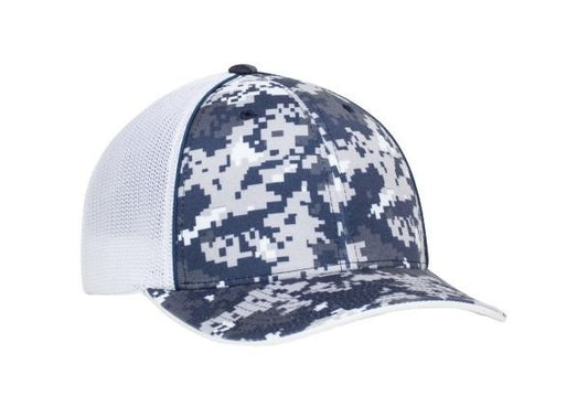 PACIFIC HEADWEAR - DIGI CAMO TRUCKER FLEXFIT® CAP - 408M