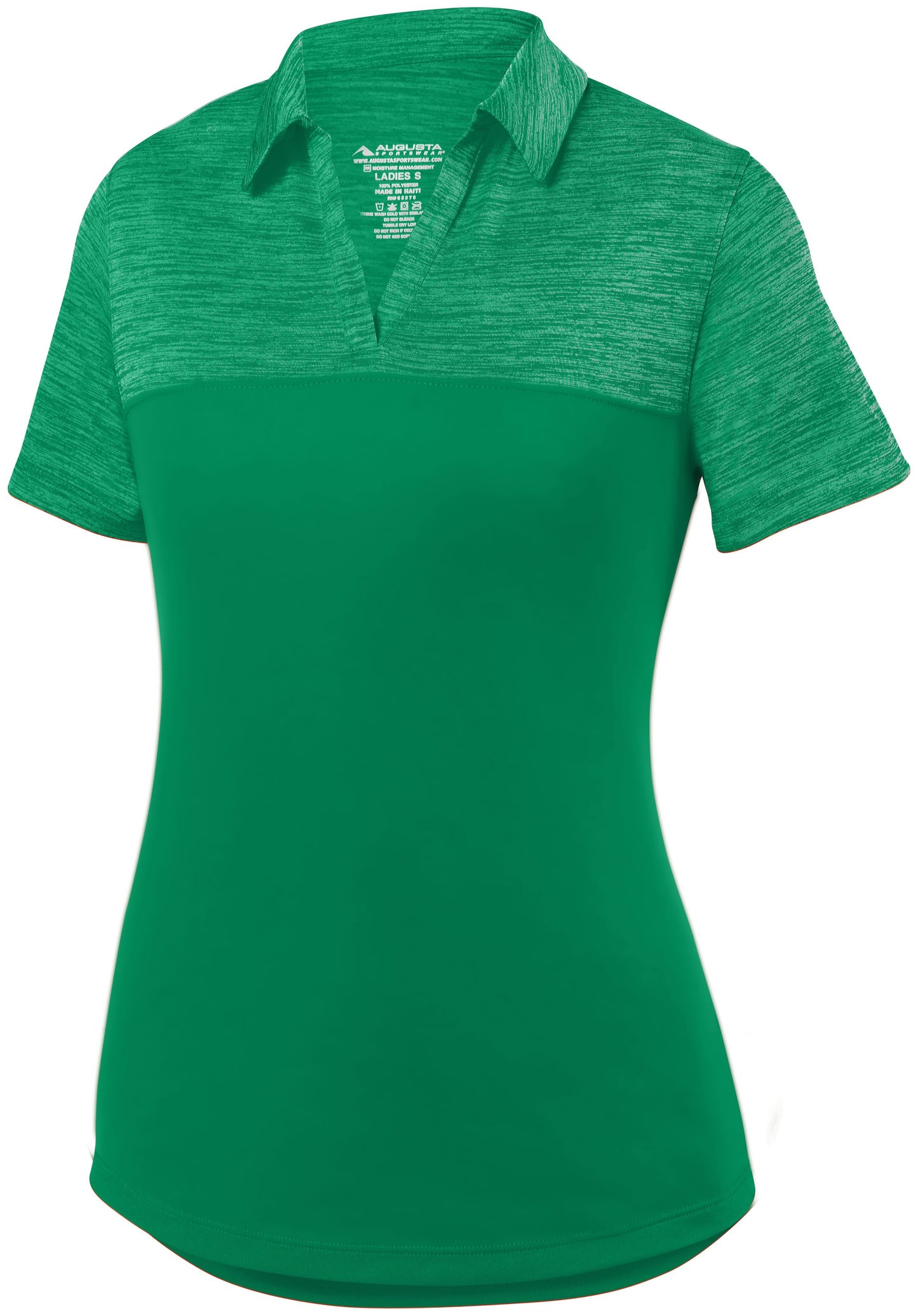 AUGUSTA SPORTSWEAR - LADIES SHADOW TONAL HEATHER POLO