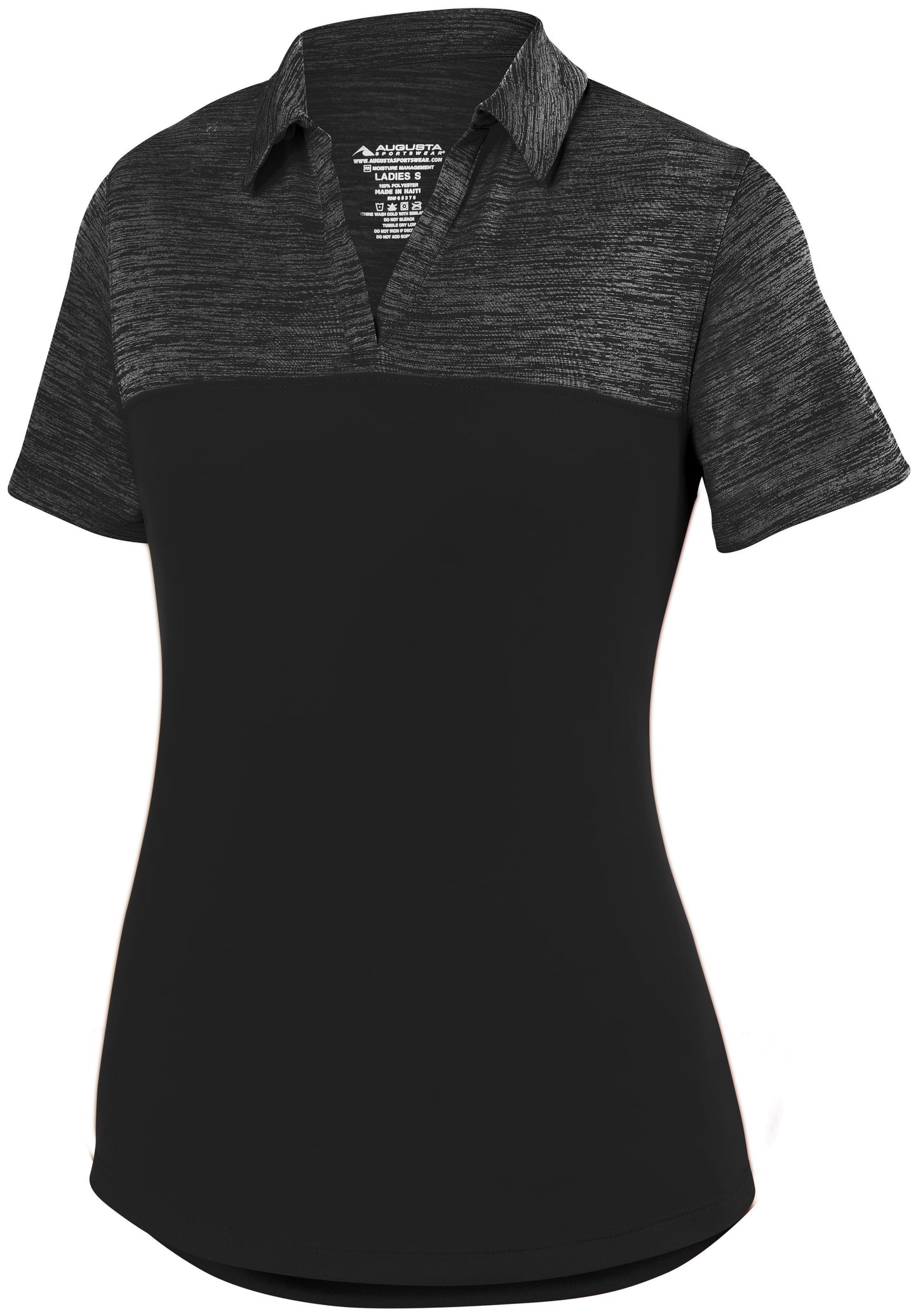 AUGUSTA SPORTSWEAR - LADIES SHADOW TONAL HEATHER POLO