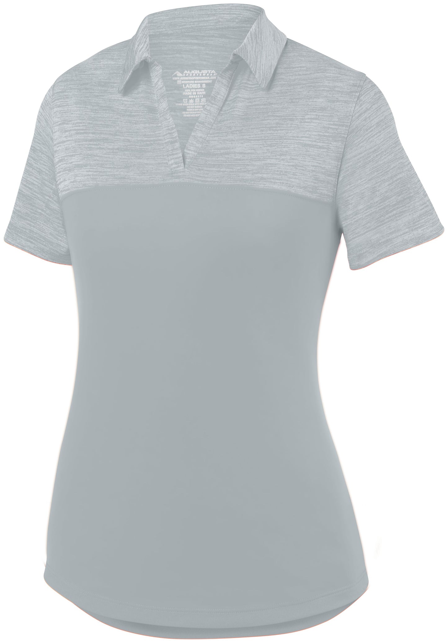 AUGUSTA SPORTSWEAR - LADIES SHADOW TONAL HEATHER POLO