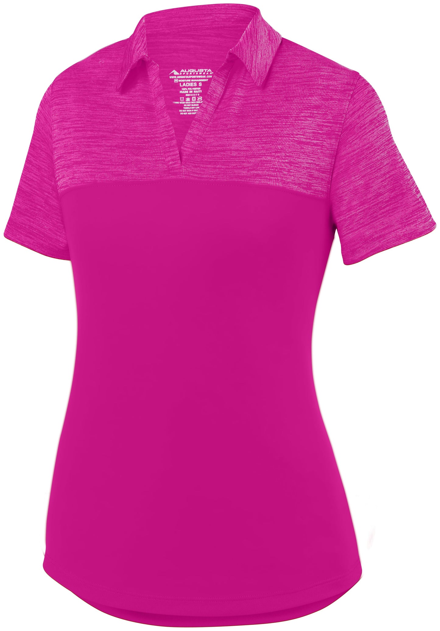 AUGUSTA SPORTSWEAR - LADIES SHADOW TONAL HEATHER POLO