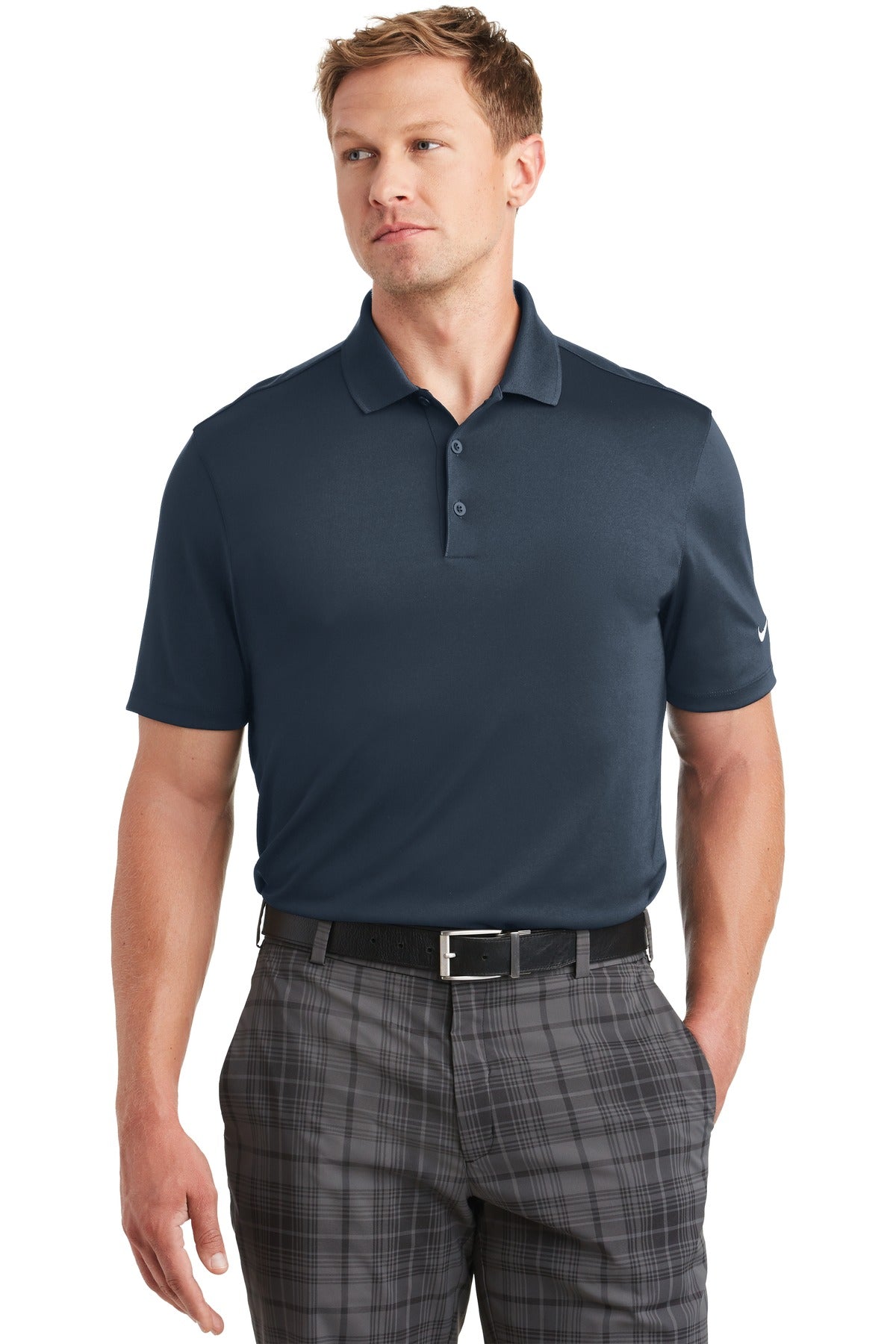 Nike Dri-FIT Classic Fit Players Polo with Flat Knit Collar. 838956