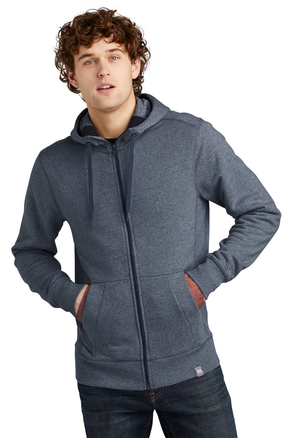 New Era® - French Terry Full-Zip Hoodie - NEA502
