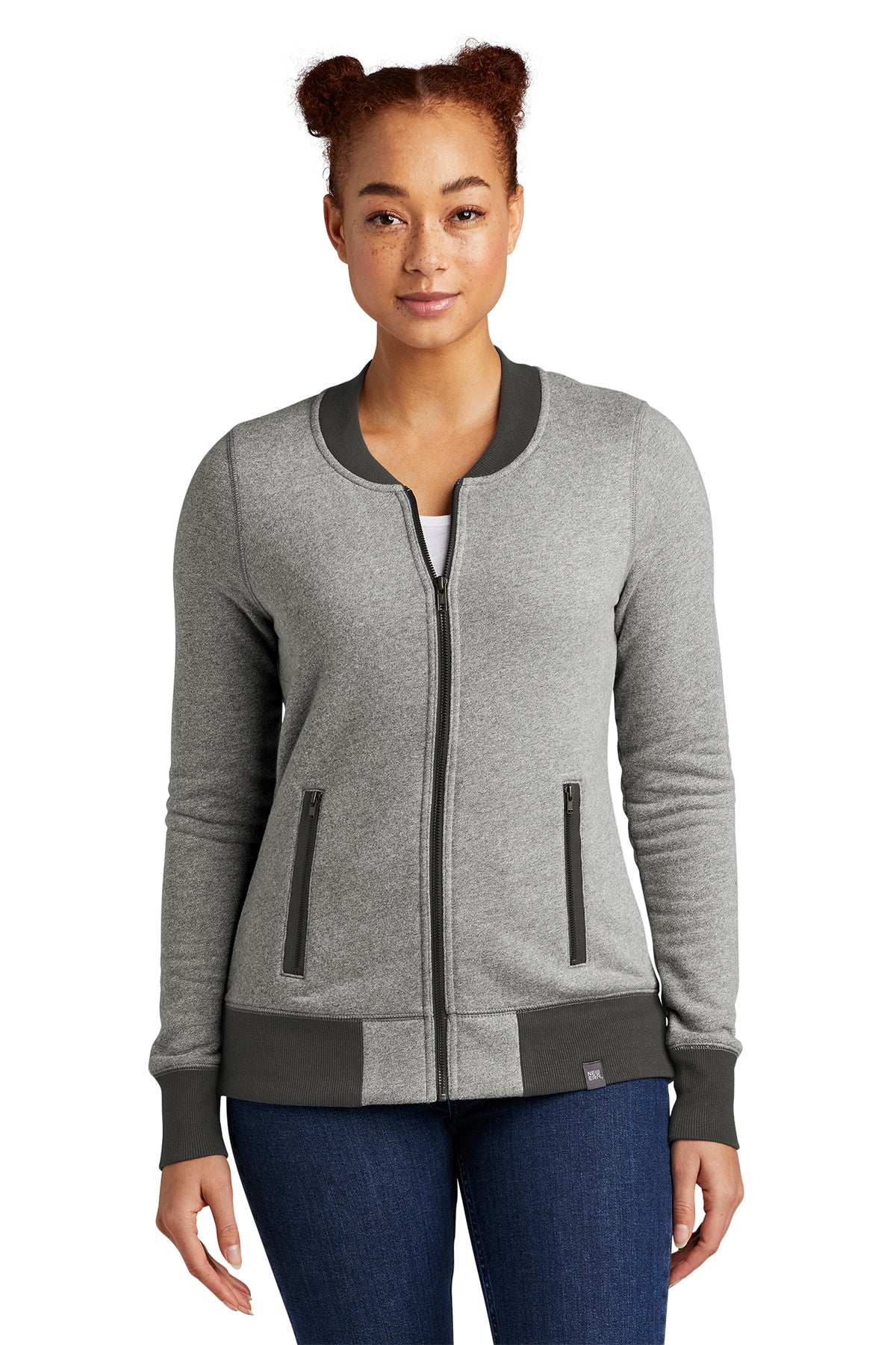 New Era® - Ladies French Terry Baseball Full-Zip - LNEA503