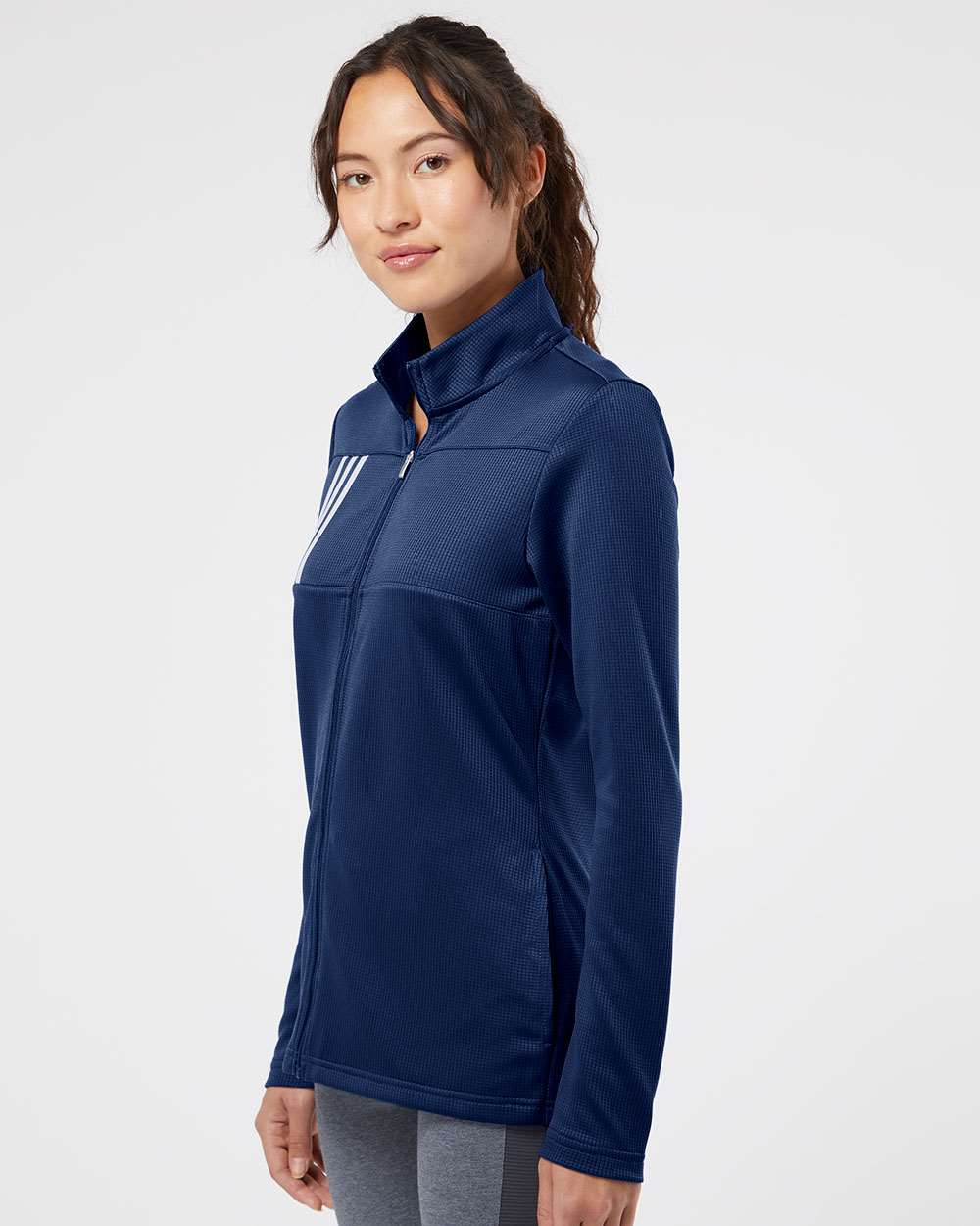 Adidas - Women's 3-Stripes Double Knit Full-Zip - A483
