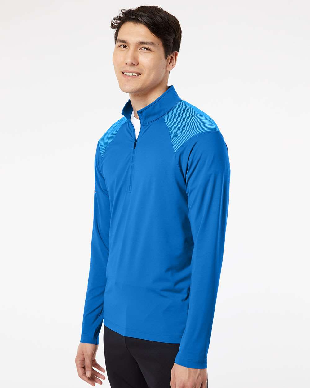 Adidas - Shoulder Stripe Quarter-Zip Pullover - A520