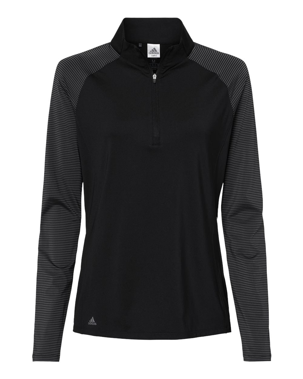 Adidas - Women's Stripe Block Quarter-Zip Pullover - A521