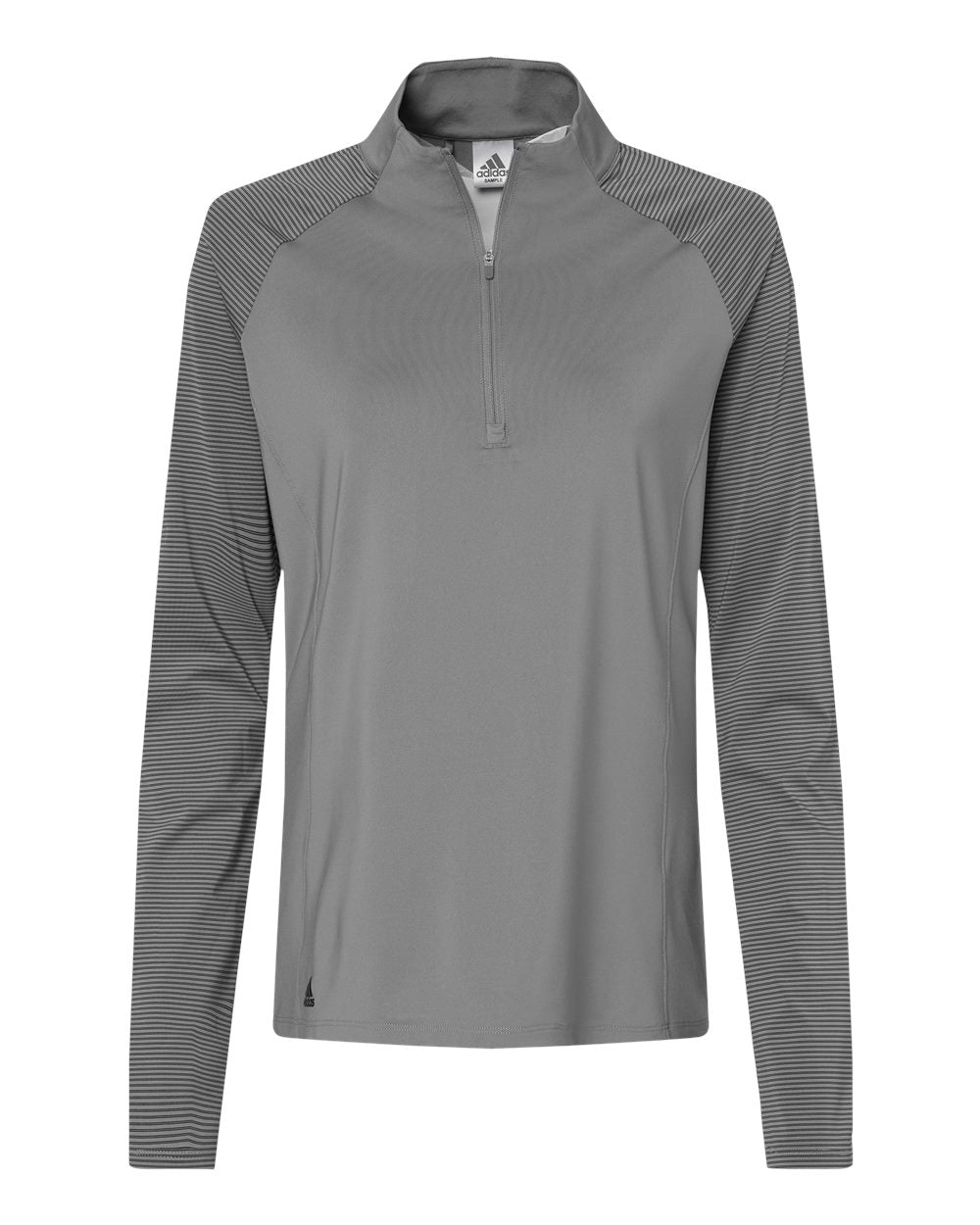 Adidas - Women's Stripe Block Quarter-Zip Pullover - A521