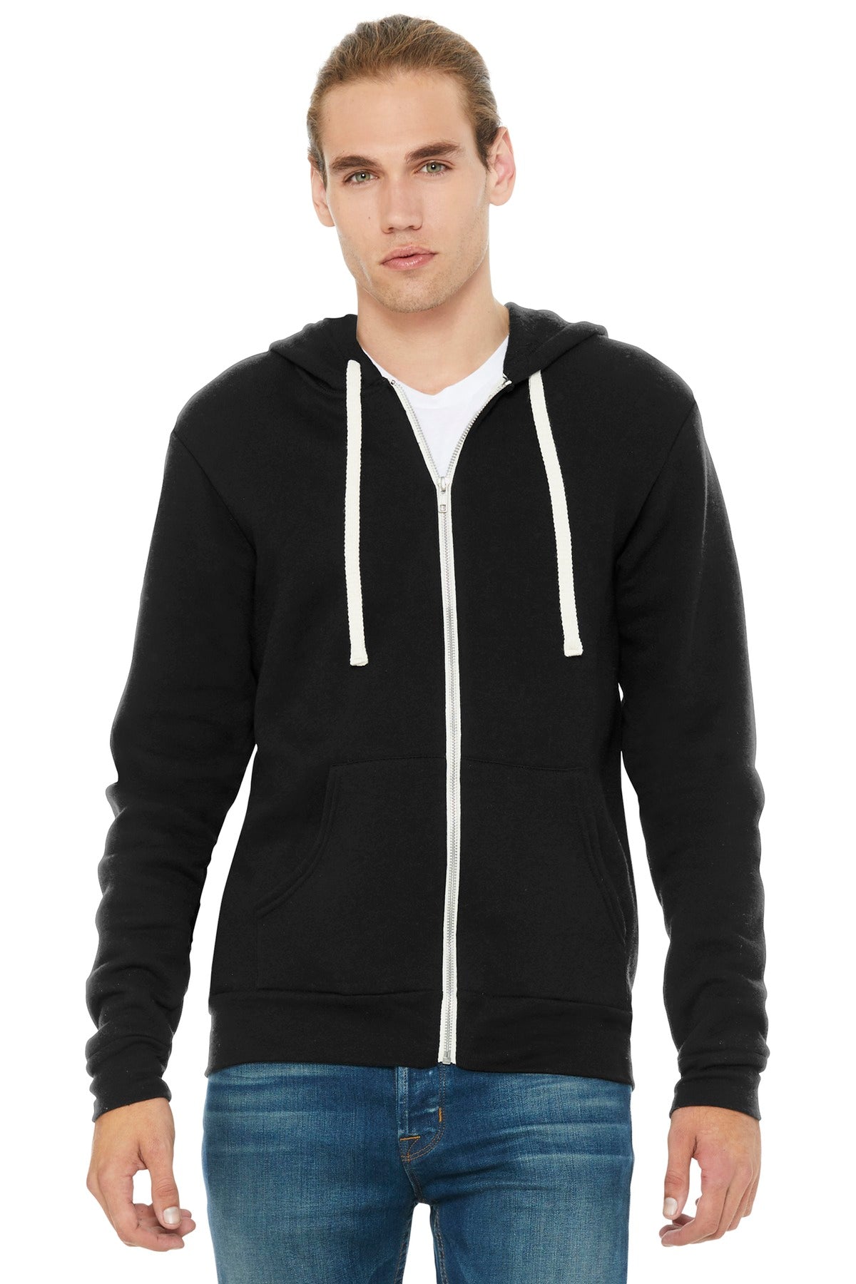 BELLA + CANVAS - Unisex Triblend Sponge Fleece Full-Zip Hoodie - 3909