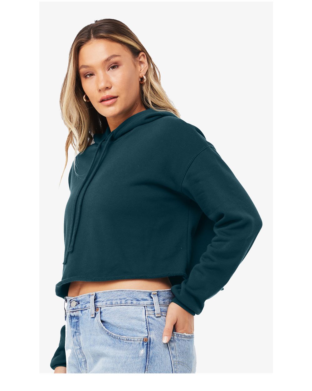 BELLA + CANVAS - Women's Crop Fleece Hoodie - 7502