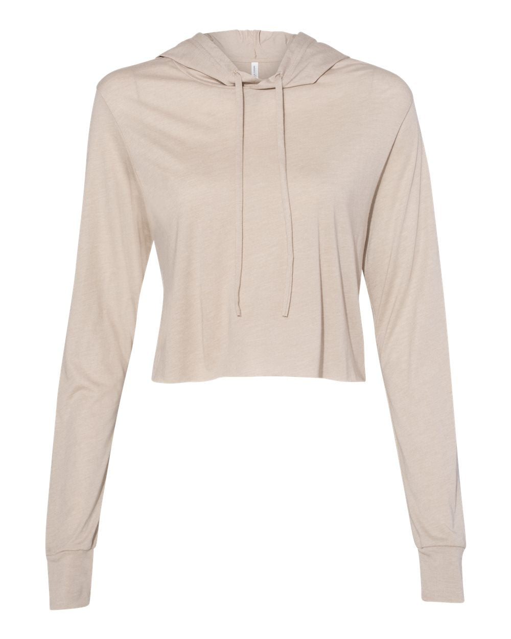 BELLA + CANVAS - Women’s Triblend Cropped Long Sleeve Hoodie - 8512