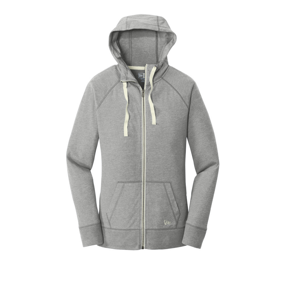 New Era® - Ladies Sueded Cotton Blend Full-Zip Hoodie - LNEA122