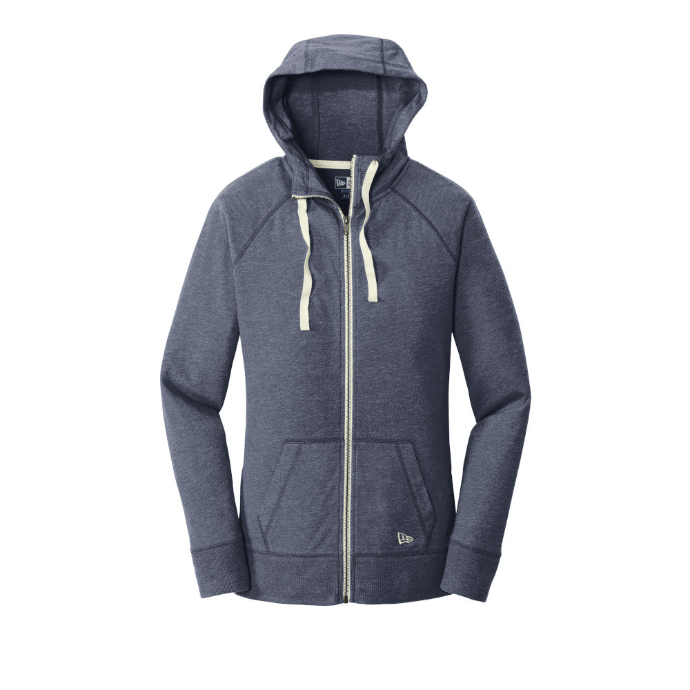 New Era® - Ladies Sueded Cotton Blend Full-Zip Hoodie - LNEA122