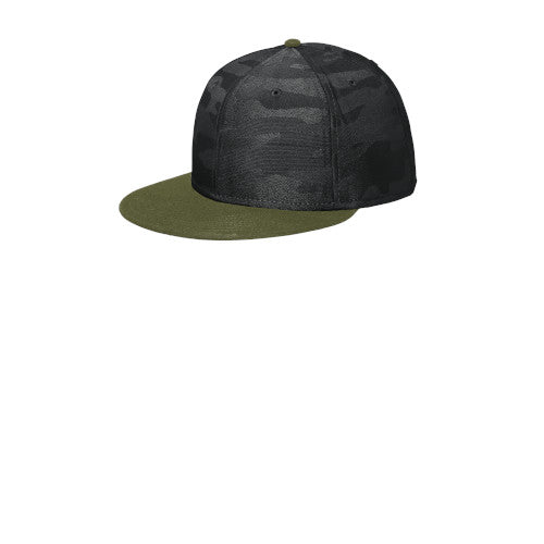 New Era® - Camo Flat Bill Snapback Cap - NE407