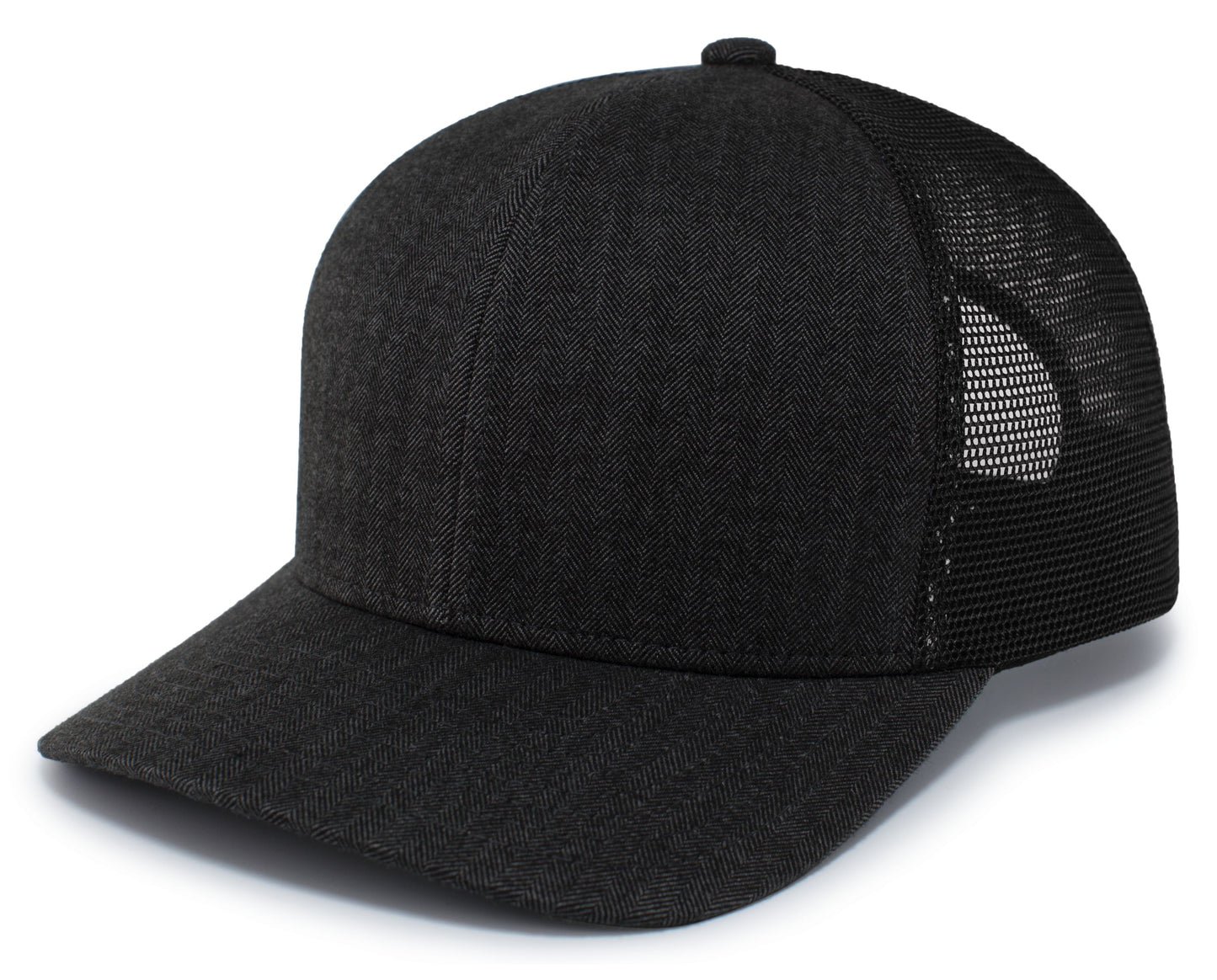 PACIFIC HEADWEAR - HERRINGBONE TRUCKER CAP