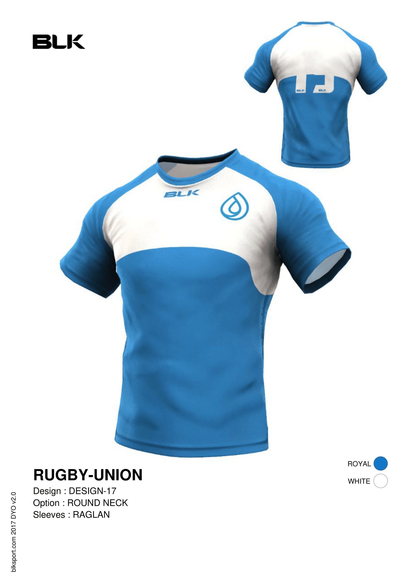 BLK - Junior Rugby Tee