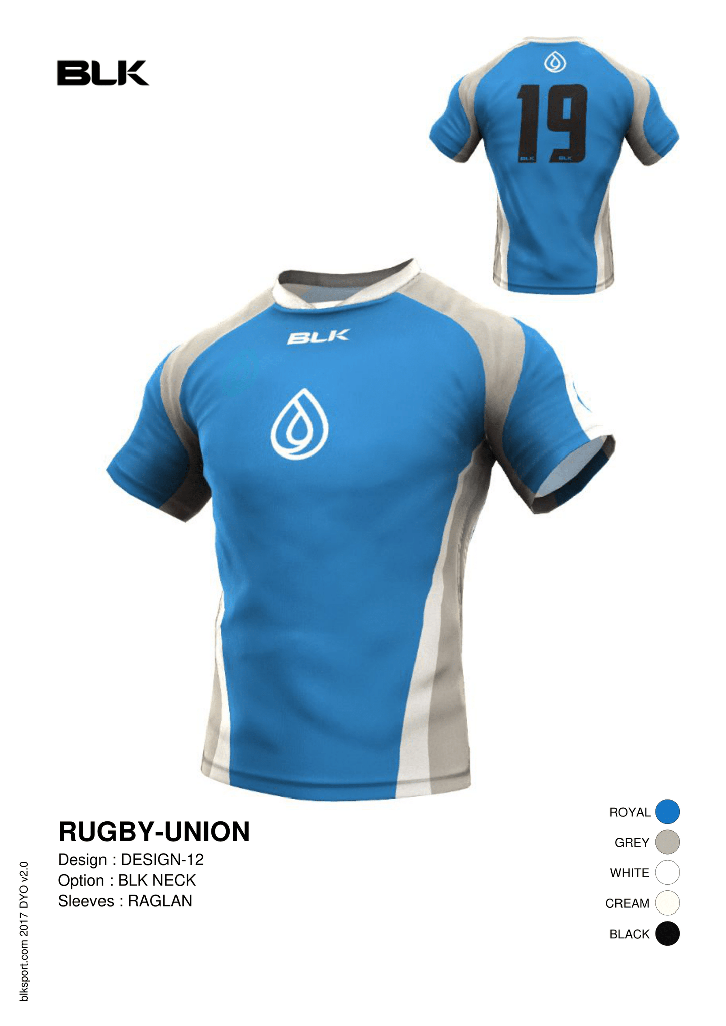 BLK - Men's Rugby Jersey